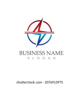 flash thunderbolt logo template design