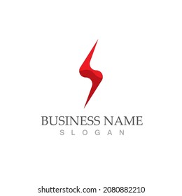 flash thunderbolt logo template design