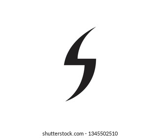 Flash Thunderbolt Template Vector Icon Illustration Stock Vector ...