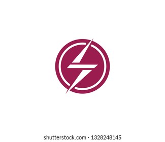 Flash thunderbolt vector icon illustration design
