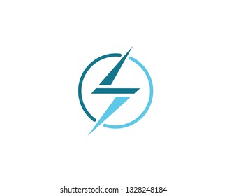 Flash thunderbolt vector icon illustration design
