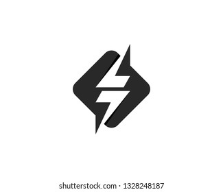 Flash thunderbolt vector icon illustration design
