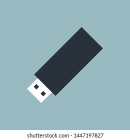 flash usb  icon. Vector Symbol illustration.