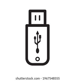 Flash usb storage device icon