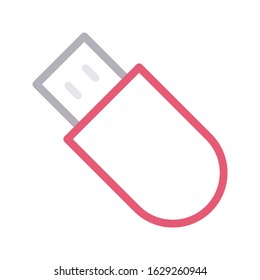 flash vector color line icon 