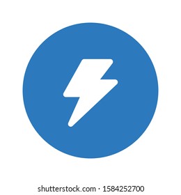 flash vector glyph color icon 