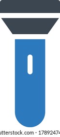 flash vector glyph color icon 