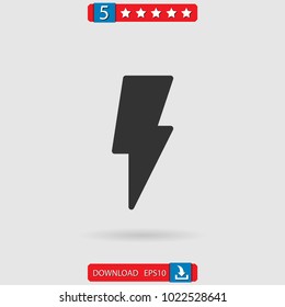 flash vector icon