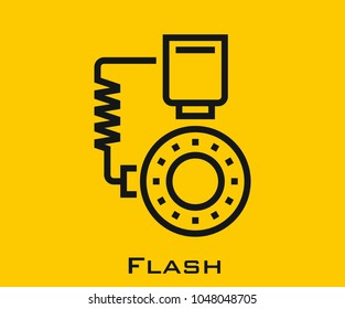 Flash vector icon