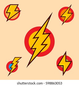 flash vector icon