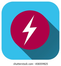 Flash vector icon, Lightning symbol for your design, logo, application, UI, website