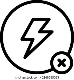 Flash Vector illustration on a transparent background.Premium quality symmbols.Stroke vector icon for concept and graphic design.