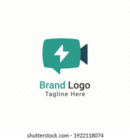 Flash Video Editor Logo Vector Graphic Design