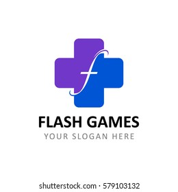 Flash Violet  Game Logo