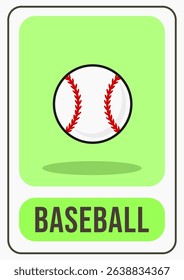 Flashcard Baseball Games for Kids