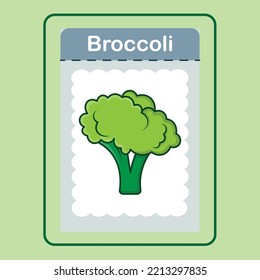 
Flashcard Broccoli is a vector cartoon, cute doodle with Flashcard Game. 
Suitable for designing t-shirts, merchandise, stickers, shop logos, etc. 