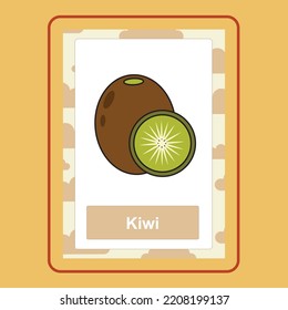 
Flashcard Kiwi is a vector cartoon, cute doodle with Flashcard Game. 
Suitable for designing t-shirts, merchandise, stickers, shop logos, etc. 