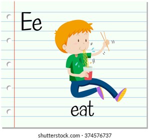 La letra E de la tarjeta de crédito es para la ilustración de consumo