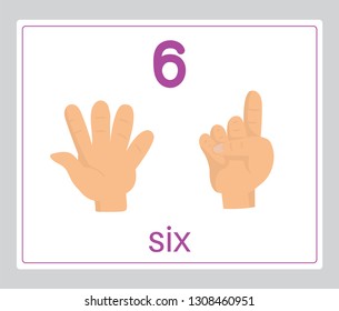 FlashCard Number for kid -6