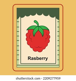 
Flashcard Rasberry is a vector cartoon, cute doodle with Flashcard Game. 
Suitable for designing t-shirts, merchandise, stickers, shop logos, etc. 