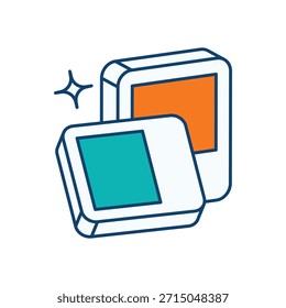 Karteikarten Symbol, Vektorgrafik