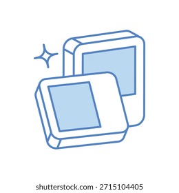 Karteikarten Symbol, Vektorgrafik