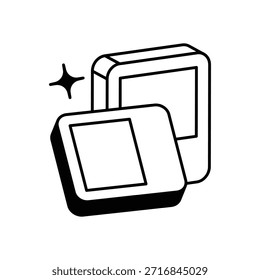Karteikarten Symbol, Vektorgrafik