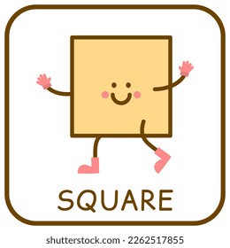 Flashcards for learning shapes for kids. Funny game for early education. Cute characters for geometry studing. Maze activity. Children mathematics game.
