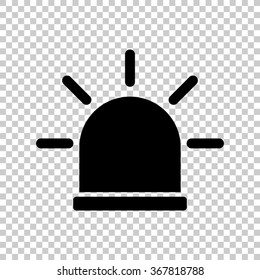 flasher  - black vector icon