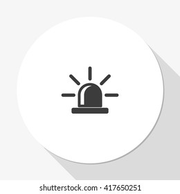 Flasher flat vector icon.