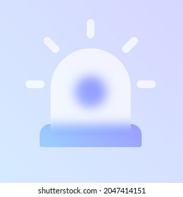 flasher Glas Morphismus trendige Stil Symbol. farbiges Vektorsymbol mit unscharfem, transparentem Glas und violettem Farbverlauf. für Web- und i-Design, mobile Apps zur Förderung der Unternehmenspolygraphie