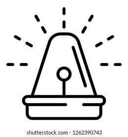 Flasher icon. Outline flasher vector icon for web design isolated on white background
