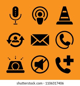 flasher, people, car, service, website and designer icon vector set. Flat vector design with filled icons. Designed for web and software interfaces