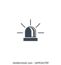Icono de glifo vectorial relacionado con el destellador. Aislado sobre fondo blanco. Ilustración vectorial.