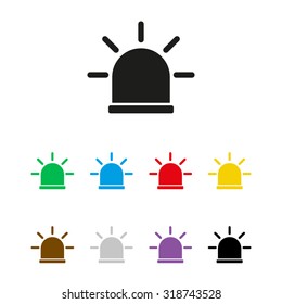  flasher - vector icon