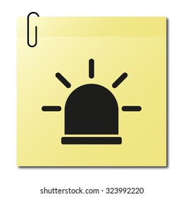  flasher - vector icon