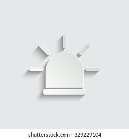 flasher - vector icon