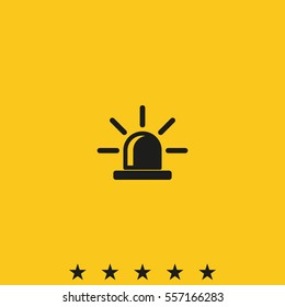 Flasher vector icon.