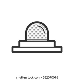  flashing emergency light icon