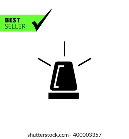 Flashing light icon
