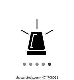 Flashing light icon