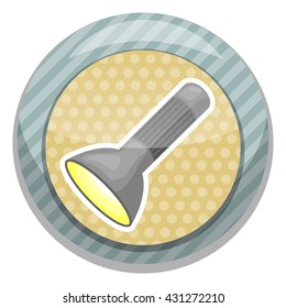Flashlight colorful icon