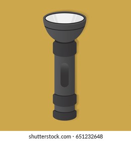 Vector de ilustración gráfica de equipo de linterna