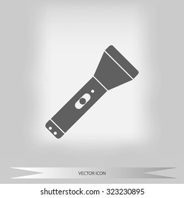 Flashlight flat icon