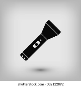 Flashlight flat icon
