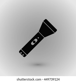 Flashlight flat icon