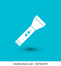 Flashlight flat icon