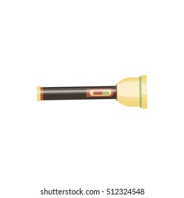 Flashlight flat icon. Vector illustration