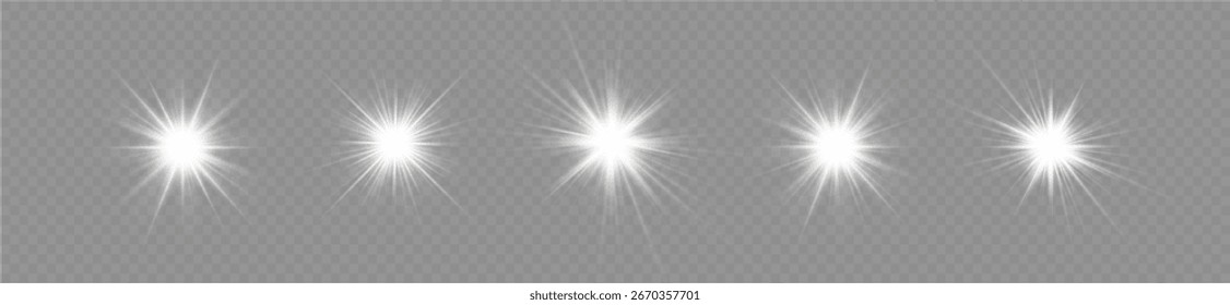 Flashlight and glitter spark shine with radiant burst and abstract decoration forming vibrant sunlight digital template