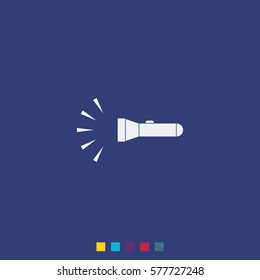 Flashlight icon.
